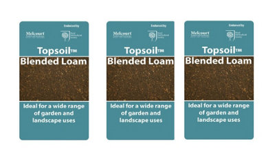 Melcourt Topsoil Blended Loam 20L Pack of 3