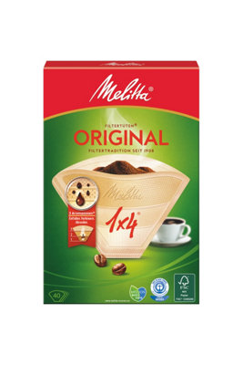 Melitta 6722913 Original Coffee Filters (Size 1x4 - 40 pack)