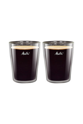 Melitta 6761117 Double-Walled Coffee Glass 200ml, Pack Of 2