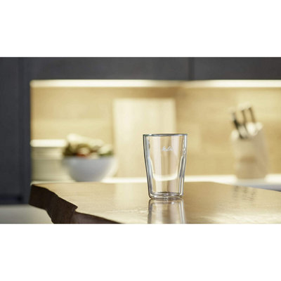 Melitta 6761118 Double-Walled Latte Macchiato Glass, Pack of 2 300ml