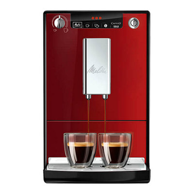 Melitta Caffeo SOLO Chilli Red Bean To Cup Coffee Machine E950 204 DIY at B Q