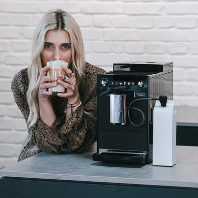Melitta Latticia F300-100 Frost Black Bean to Cup Coffee Machine