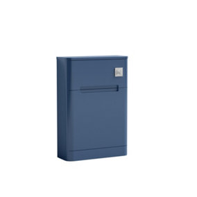 Mellow Floor Standing WC Unit (Concealed Cistern and Pan Not Included) - 550mm - Satin Blue