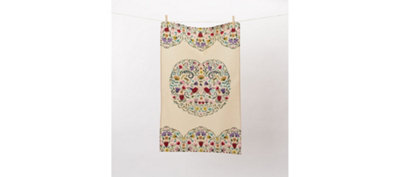 Melody Graphic Print 100% Cotton Tea Towel - 3