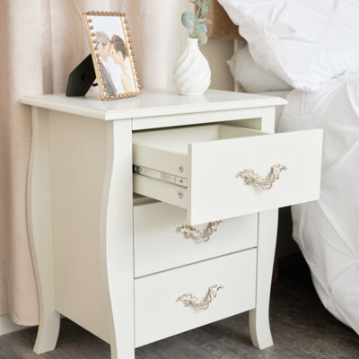 Ivory deals bedside table