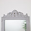 Melody Maison Antique Taupe Wall Mirror 36cm x 55cm