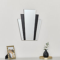 Melody Maison Art Deco Fan Wall Mirror