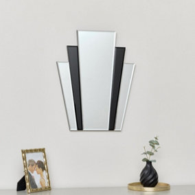 Melody Maison Art Deco Fan Wall Mirror