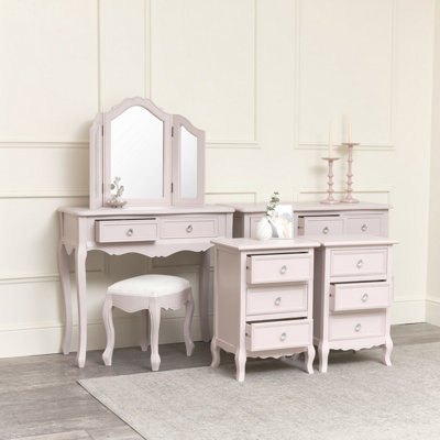 White Dressing Table Set - Victoria Range