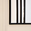 Melody Maison Black Fan Art Deco Wall Mirror 90cm x 59cm