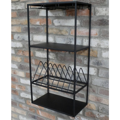B&q wall mounted plate rack best sale