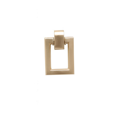 Melody Maison Brushed Gold Rectangle Drop Shape Pull Handle