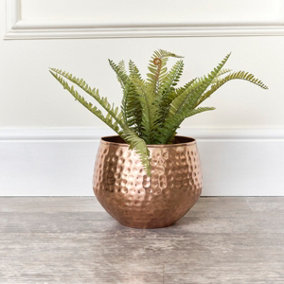 Melody Maison Copper Hammered Metal Planter