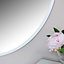 Melody Maison Extra Large Round White Wall Mirror 120cm x 120cm