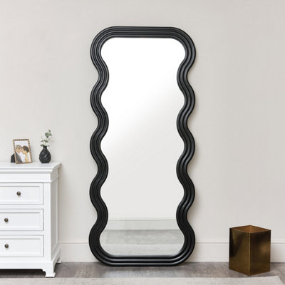 Melody Maison Full Length Wavy Black Mirror