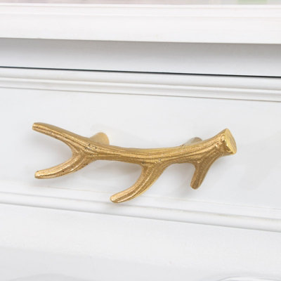 Melody Maison Gold Antler Drawer Handle