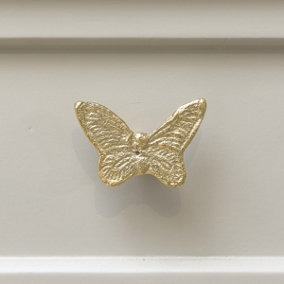 Melody Maison Gold Butterfly Drawer Knob