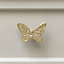 Melody Maison Gold Butterfly Drawer Knob