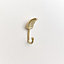Melody Maison Gold Curved Leaf Wall Hook