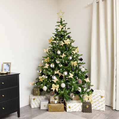 Melody Maison Gold Glitter Star Christmas Tree Topper