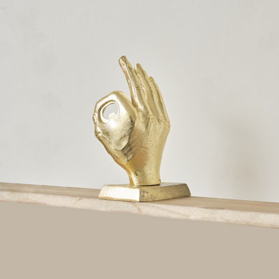 Melody Maison Gold Hand Shaped Bottle Opener