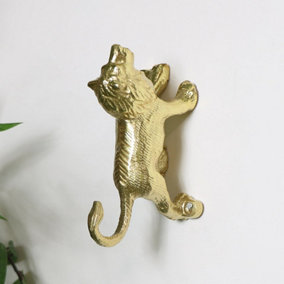 Melody Maison Gold Lion Wall Hook
