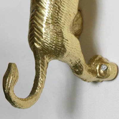 Melody Maison Gold Lion Wall Hook