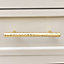 Melody Maison Gold Metal Hammered Bar Pull Drawer Handle
