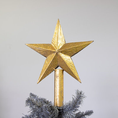 Melody Maison Gold Metal Star Tree Topper | DIY at B&Q