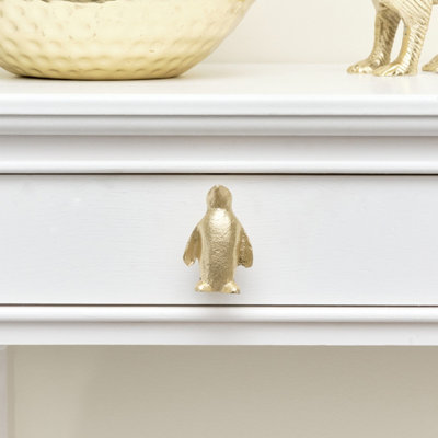 Melody Maison Gold Penguin Drawer Knob