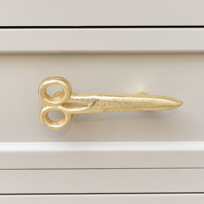 Melody Maison Gold Scissors Drawer Knob