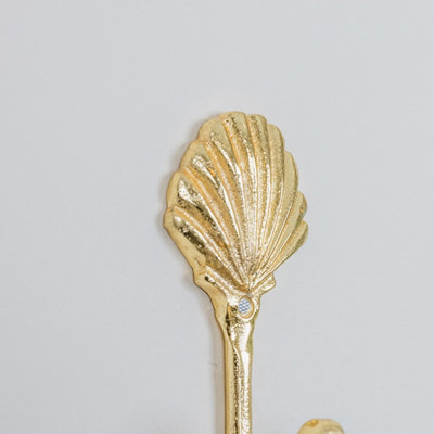 Melody Maison Gold Shell Wall Hook