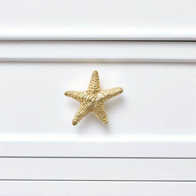 Melody Maison Gold Starfish Drawer Knob