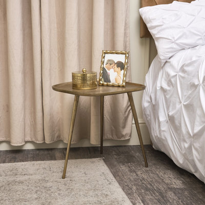 Melody Maison Gold Tripod Side Table