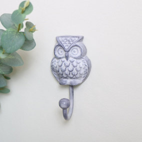 Melody Maison Grey Owl Wall Hook
