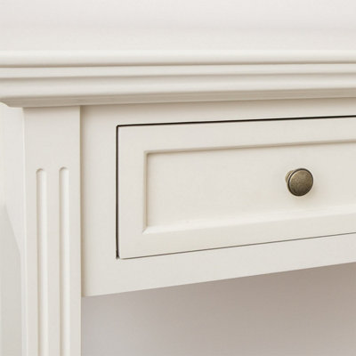 Melody Maison Ivory 2 Drawer Console / Dressing Table - Daventry Ivory ...