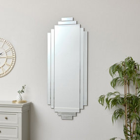 Melody Maison Large Art Deco Wall Mirror 56cm x 142cm
