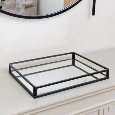 Mirrored cocktail tray discount