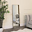 Melody Maison Large Brushed Gold Wall / Floor / Leaner Mirror 47cm x 142cm