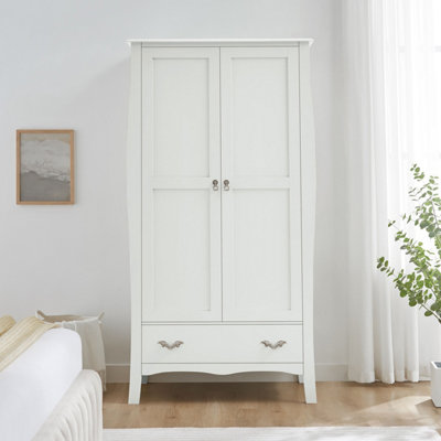 Melody Maison Large Double Wardrobe - Elizabeth Ivory Range | DIY at B&Q