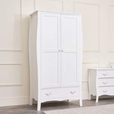 Melody Maison Large Double Wardrobe - Elizabeth White Range