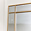 Melody Maison Large Gold Framed Art Deco Wall / Leaner Mirror 80cm x 180cm