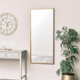 Melody Maison Large Gold Rectangle Mirror 60cm x 140cm