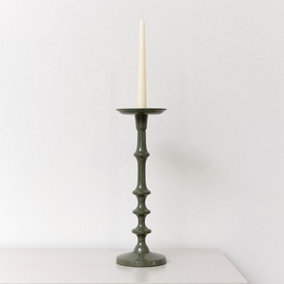 Melody Maison Large Green Candle Holder - 36cm