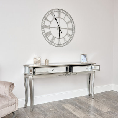 Melody Maison Large Mirrored Console Table - Tiffany Range