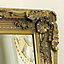Melody Maison Large Ornate Gold Wall / Leaner Mirror 78cm x 158cm