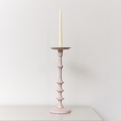 Melody Maison Large Pink Candle Holder - 36cm