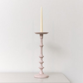 Melody Maison Large Pink Candle Holder - 36cm