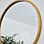 Melody Maison Large Round Gold Wall Mirror 50cm x 50cm