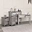 Melody Maison Large Silver Mirrored Chest of Drawers, Console / Dressing Table & Pair of Bedside Tables - Sabrina Silver Range